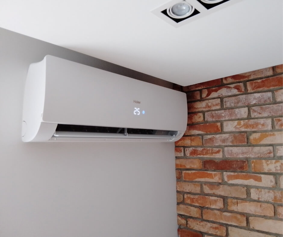 Klimatyzator Haier zamontowany w domu w Świdnicy